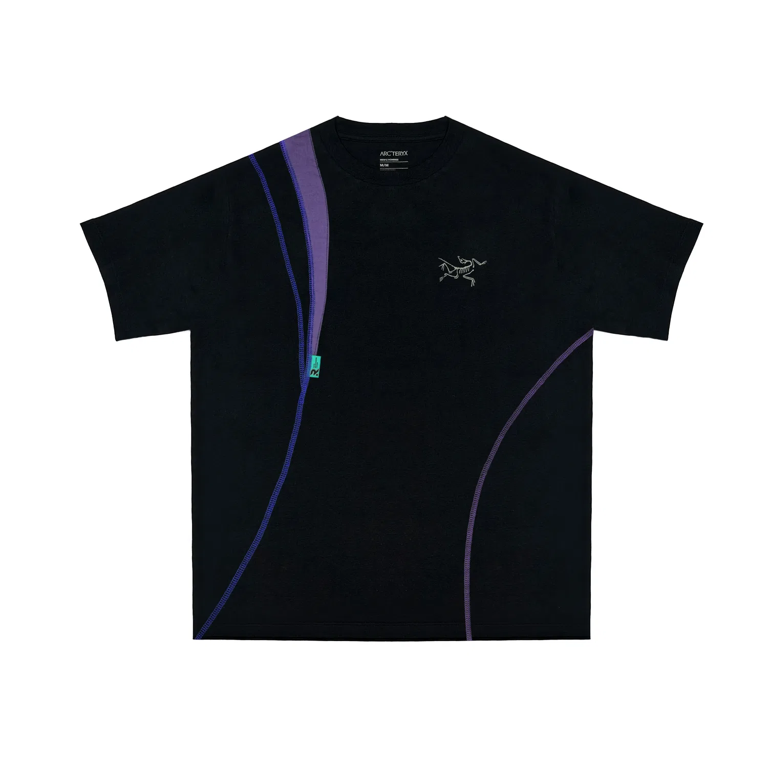 Футболка унисекс Trendy Versatile с коротким рукавом Arcteryx, Black