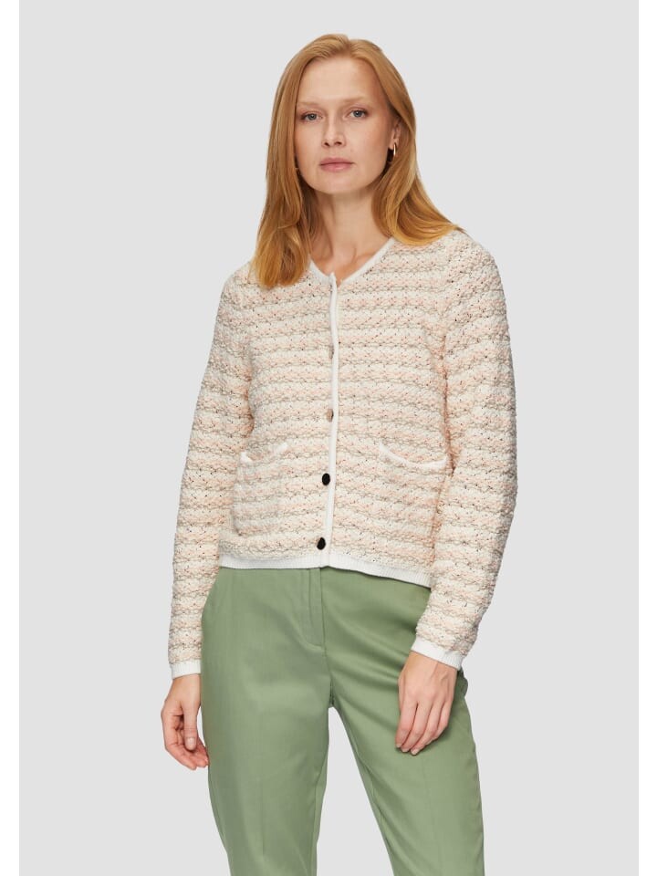 

Кардиган sOliver BLACK LABEL Strickjacke langarm, розовый