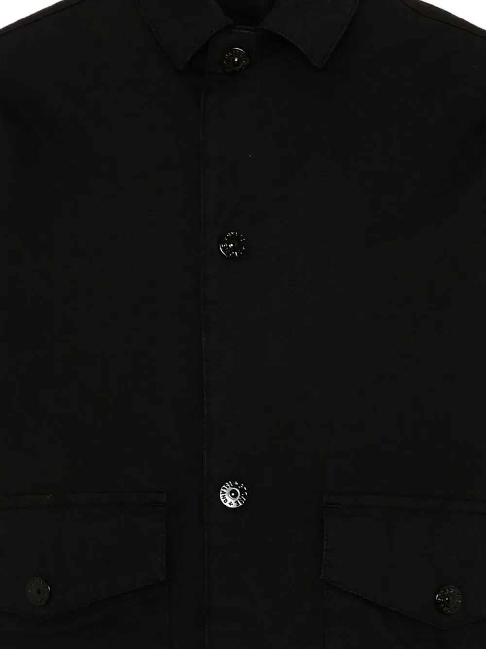 Куртка на пуговицах Stone Island Junior, черный — фото 4
