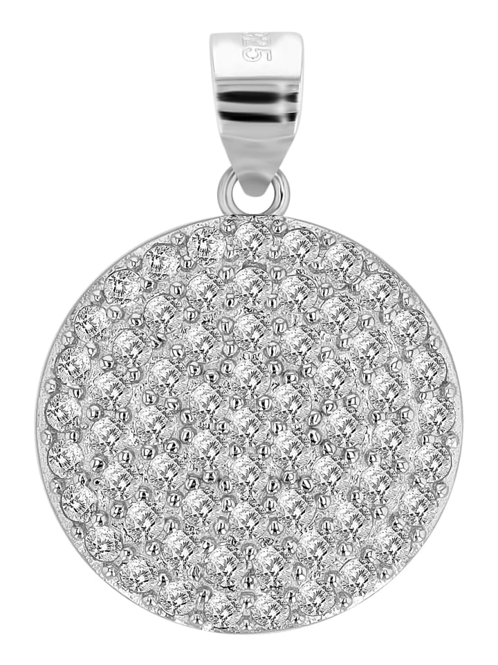 

Adeliás Женский кулон из серебра 925 пробы с кубическим цирконием в серебряной оправе