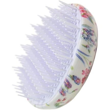 

Расческа для распутывания волос The Vintage Cosmetic Company с щетиной разного размера — бережная и минимальная ломкость — цветочный дизайн, Серый, Расческа для распутывания волос The Vintage Cosmetic Company с щетиной разного размера — бережная и минимал