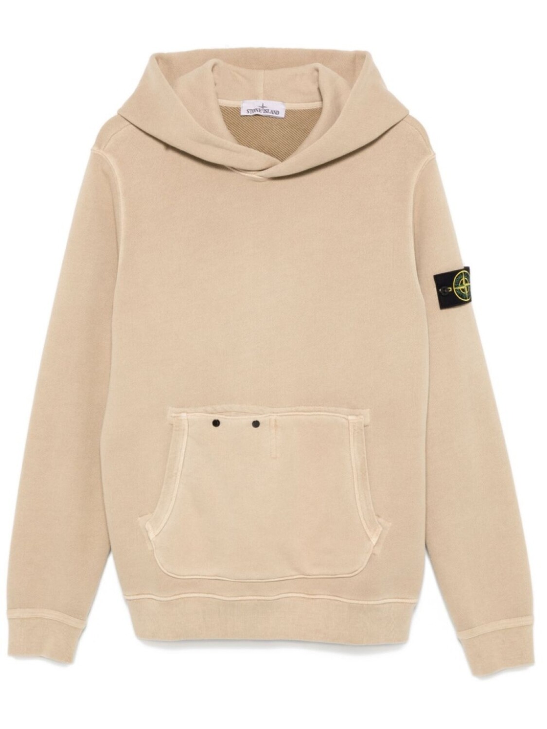 

Stone Island толстовка с значком компаса, коричневый