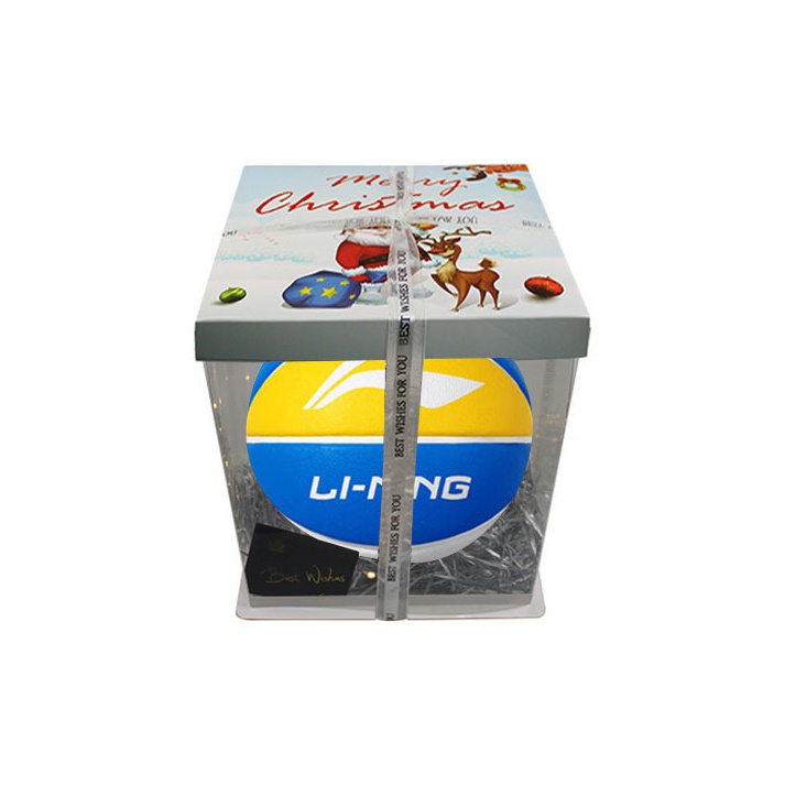 

LINING Резиновый баскетбольный мяч yellow blue white No. 5 No. 7 тренировочный