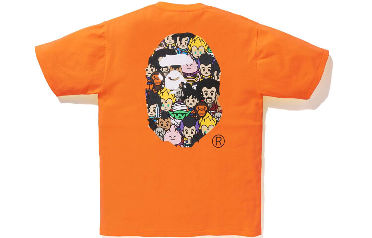 

Футболка Bape X DRAGON BALL Z для мужчин A Bathing Ape, белый