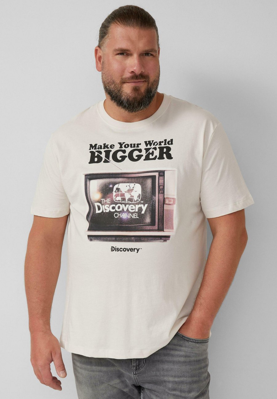 

Футболка s.Oliver MIT DISCOVERY, Creme/Light Grey, Серый, Футболка s.Oliver MIT DISCOVERY, Creme/Light Grey