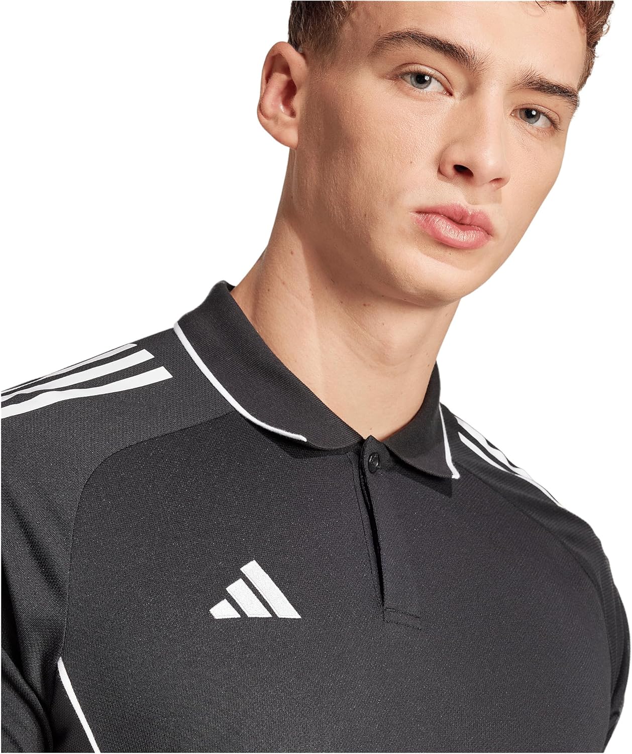 Мужская футбольная поло-рубашка Tiro 25 Competition Soccer Polo Shirt JZN74 Adidas — фото 3