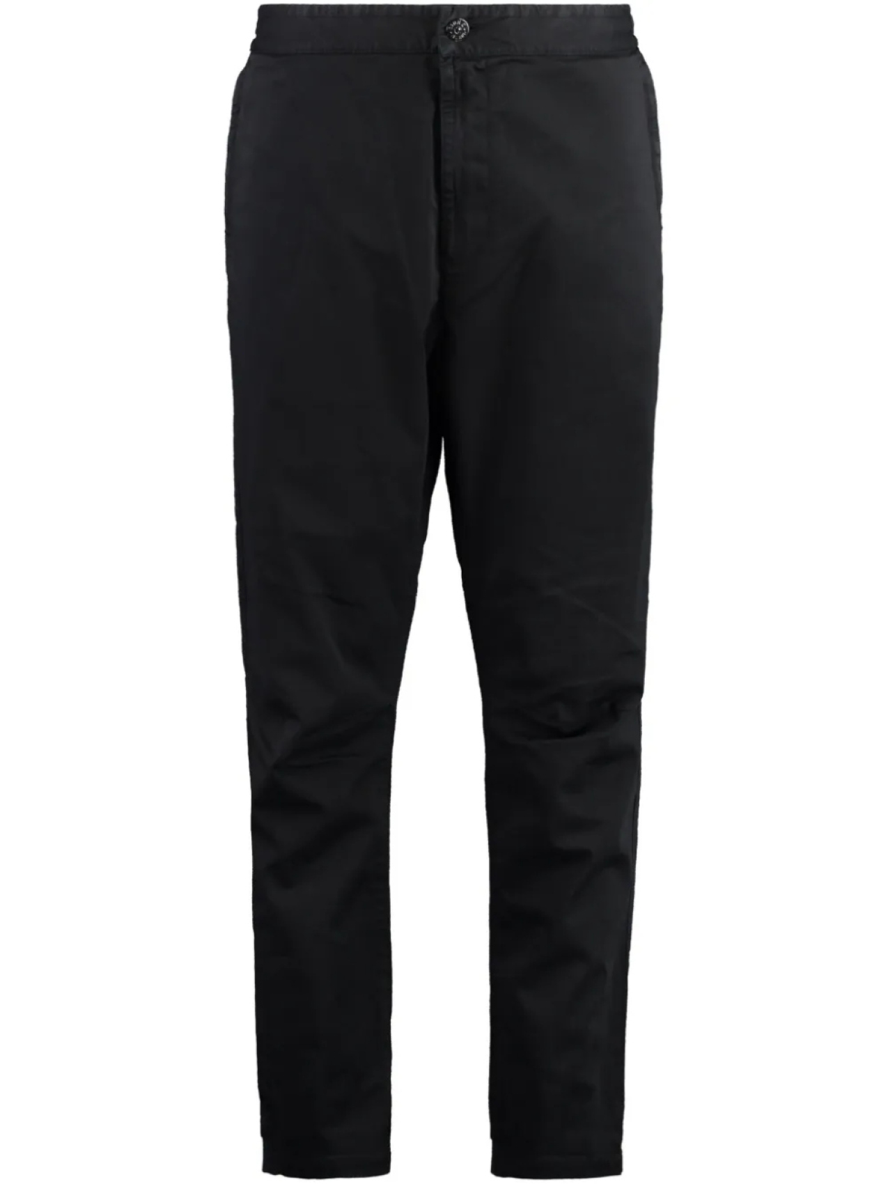 

Stone Island прямые брюки с нашивкой Compass, черный