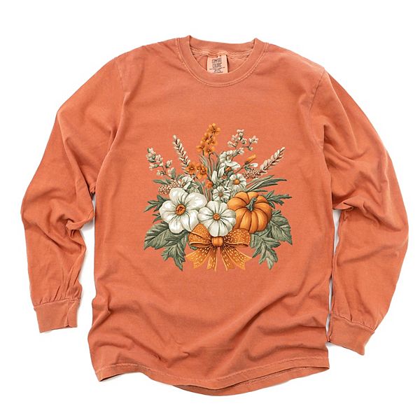 

Футболка с длинным рукавом Coquette orange bow fall floral Simply Sage Market, Yam, Зеленый, Футболка с длинным рукавом Coquette orange bow fall floral Simply Sage Market, Yam