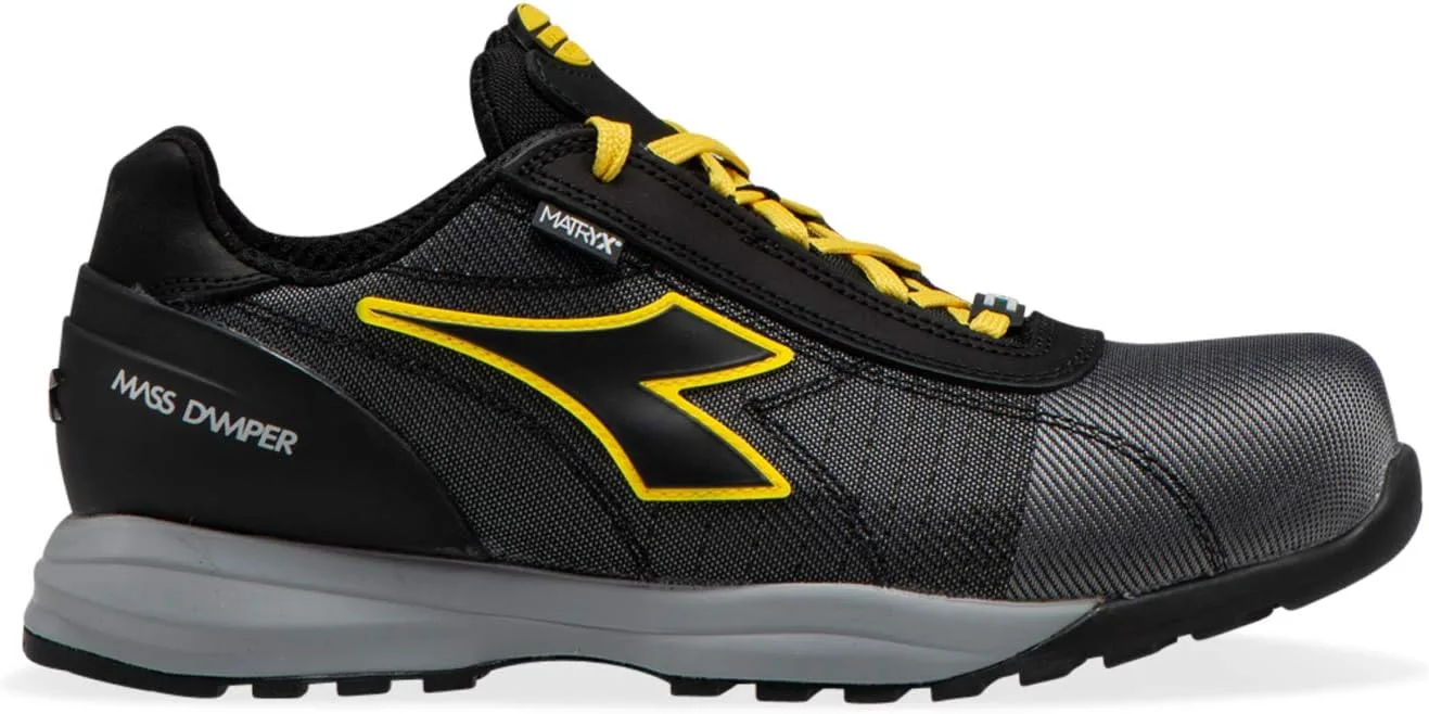 Мужские спортивные кроссовки Diadora MDS Matrix Low S3 HRO SRC, черный/серый