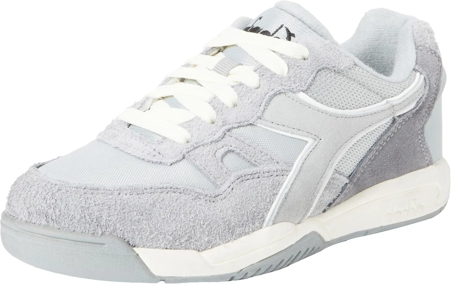 Гимнастические кроссовки Diadora Unisex Winner из ворсистой замши, серый