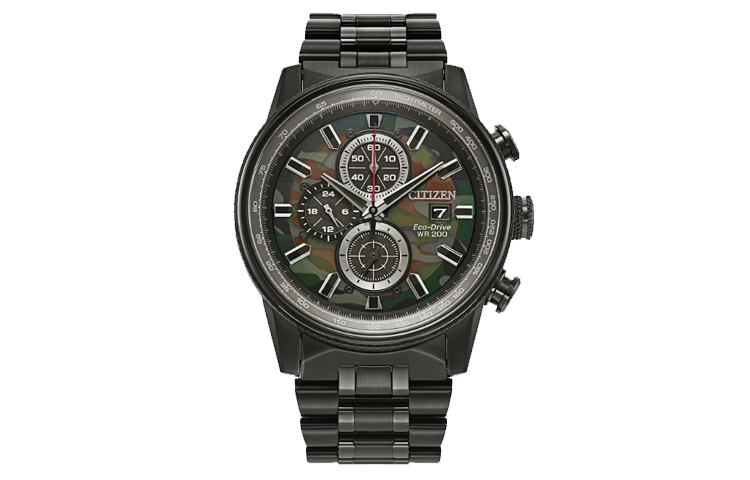 

CITIZEN Часы Night Owl Series Light Powered Quartz Movement Stainless Steel Strap Watch Men's Watch Black Dial CA0805 53X, Black Dial