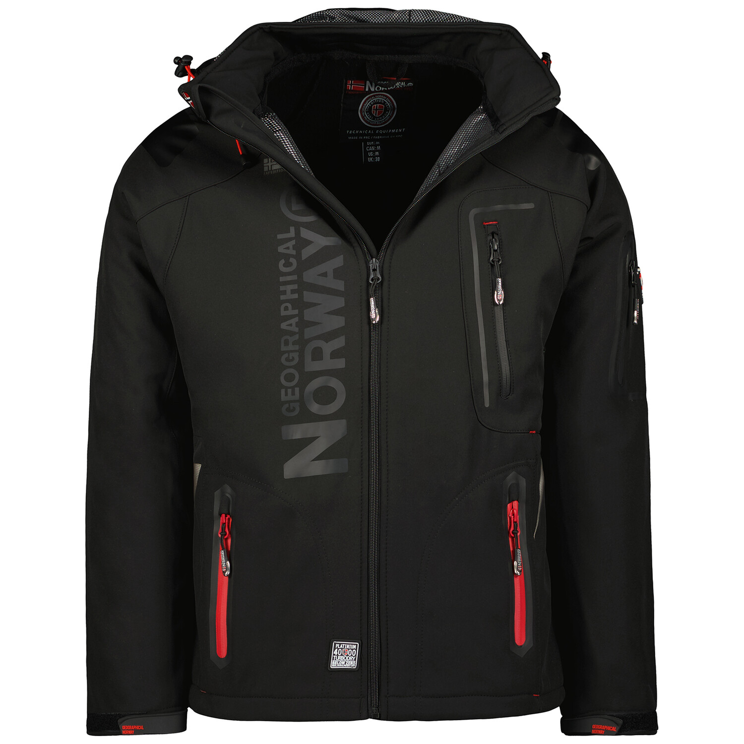 

Куртка Geographical Norway Softshelljacken, черный