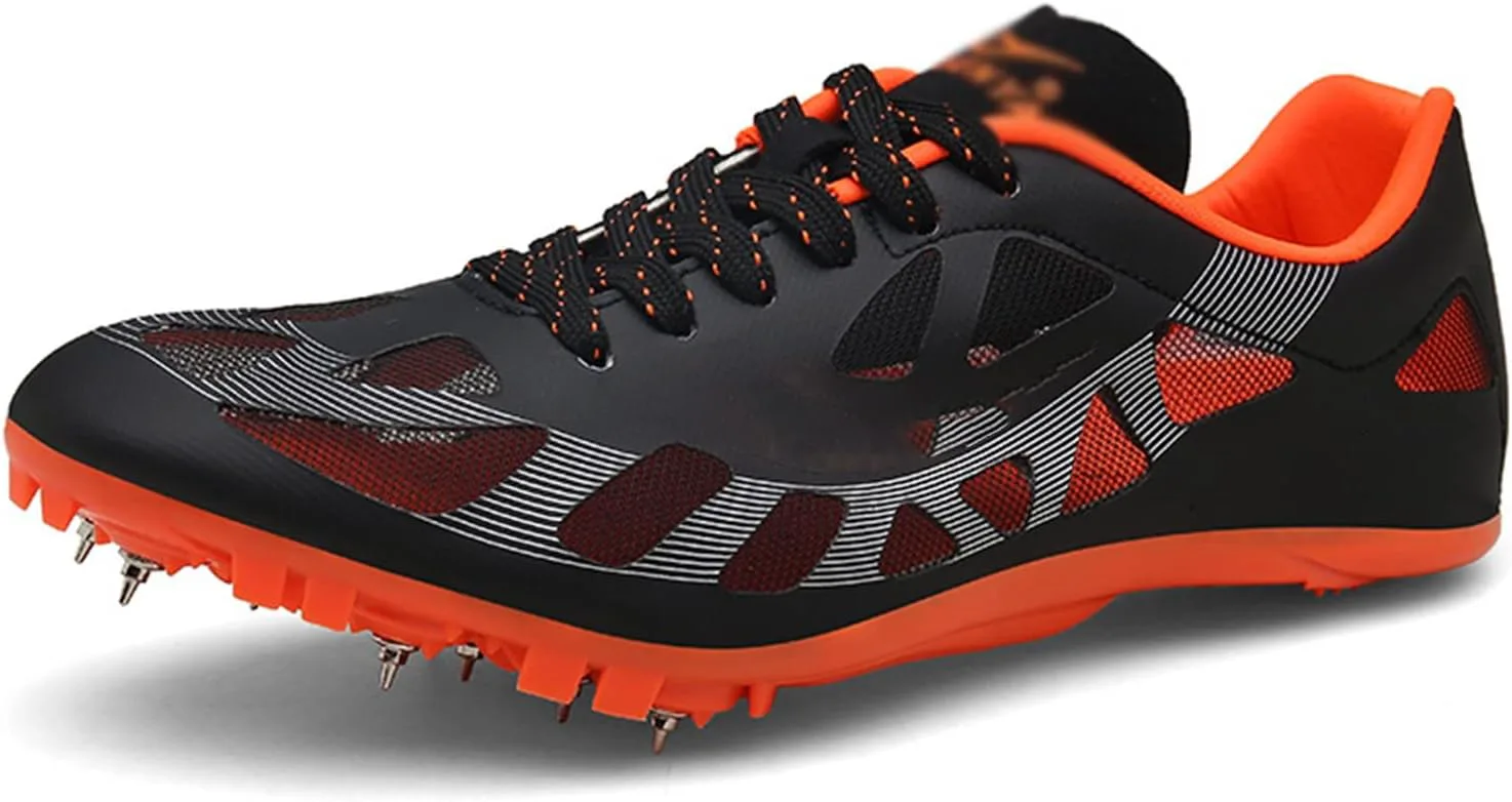 

Профессиональные кроссовки AIRFUL с шипами для бега по пересеченной местности, удобные, дышащие, с жесткой подошвой из ТПУ и 8 съемными шипами (цвет: черный, размер: 6,5 женский/5 мужской)