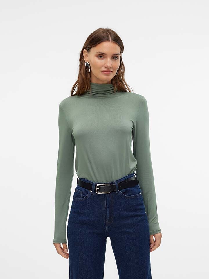 

Лонгслив Vero Moda, зеленый