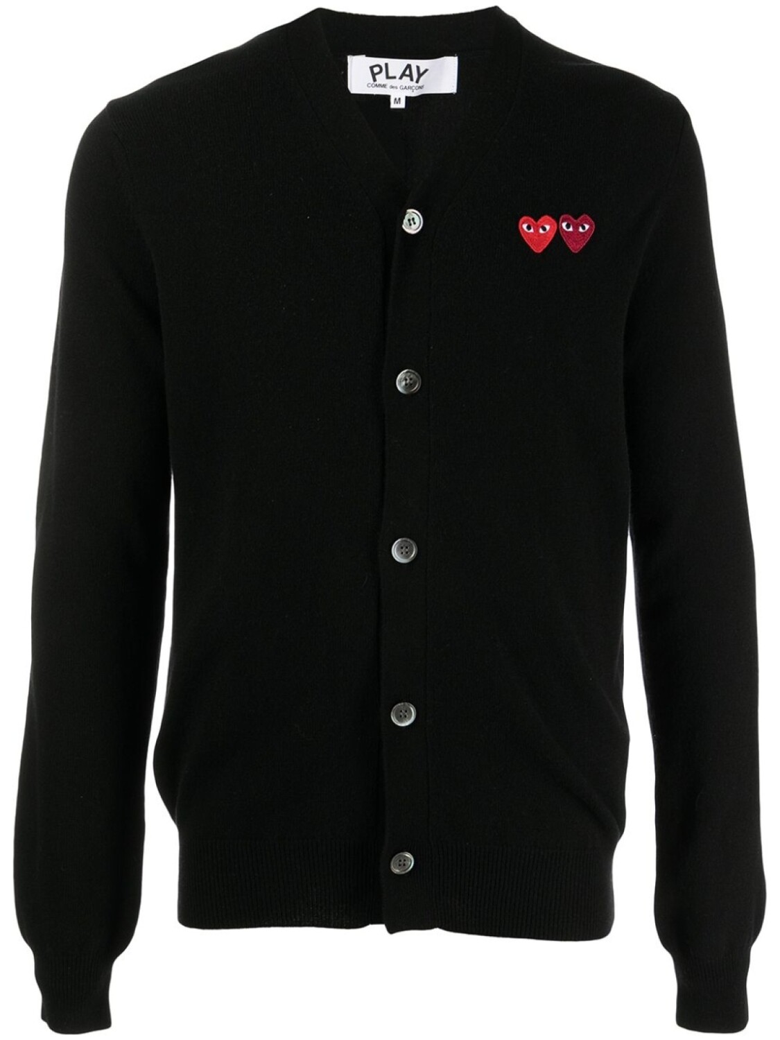 

Comme Des Garçons Play кардиган Double Heart, черный