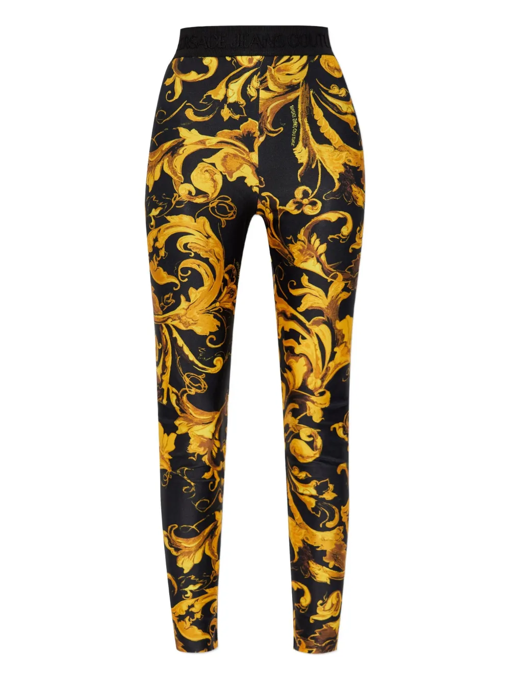 

Леггинсы с принтом «Барокко» Versace Jeans Couture, черный