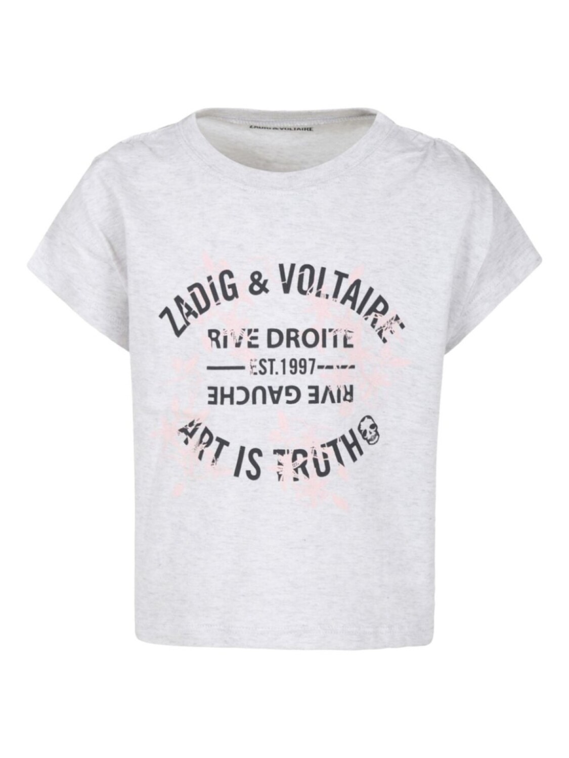 

Zadig & Voltaire Kids футболка Kita Insignia, серый