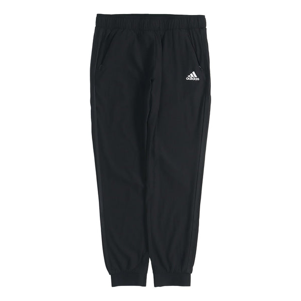 

Брюки 3-stripe ankle tapered knit track Adidas, черный