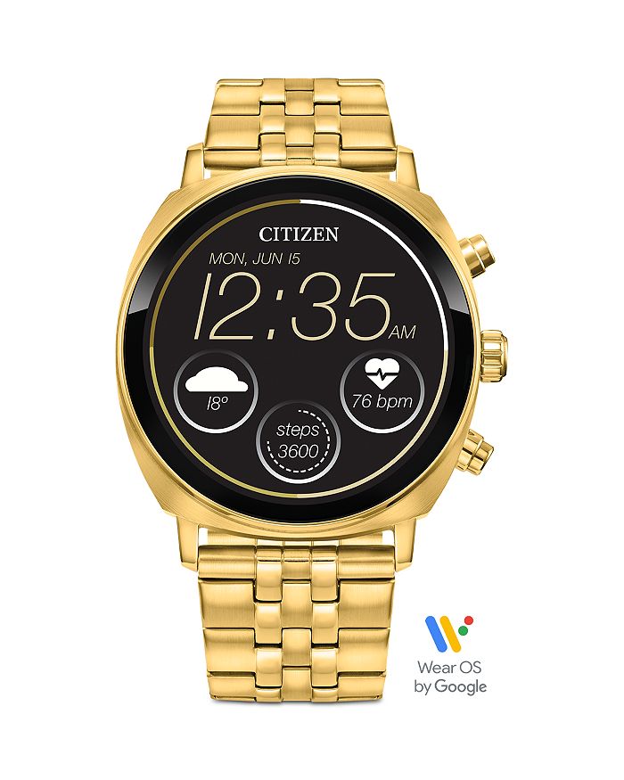 

Умные часы Citizen Series 2 CZ, 41 мм, золотой