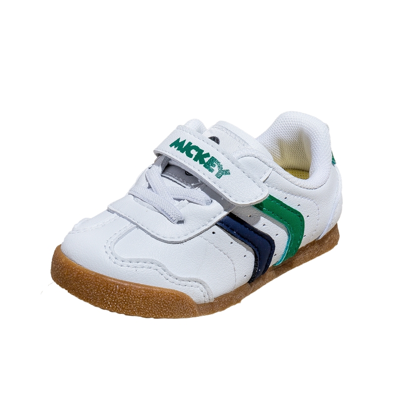 

Нескользящая и износостойкая легкая детская обувь для повседневной жизни Disney, белый/зеленый