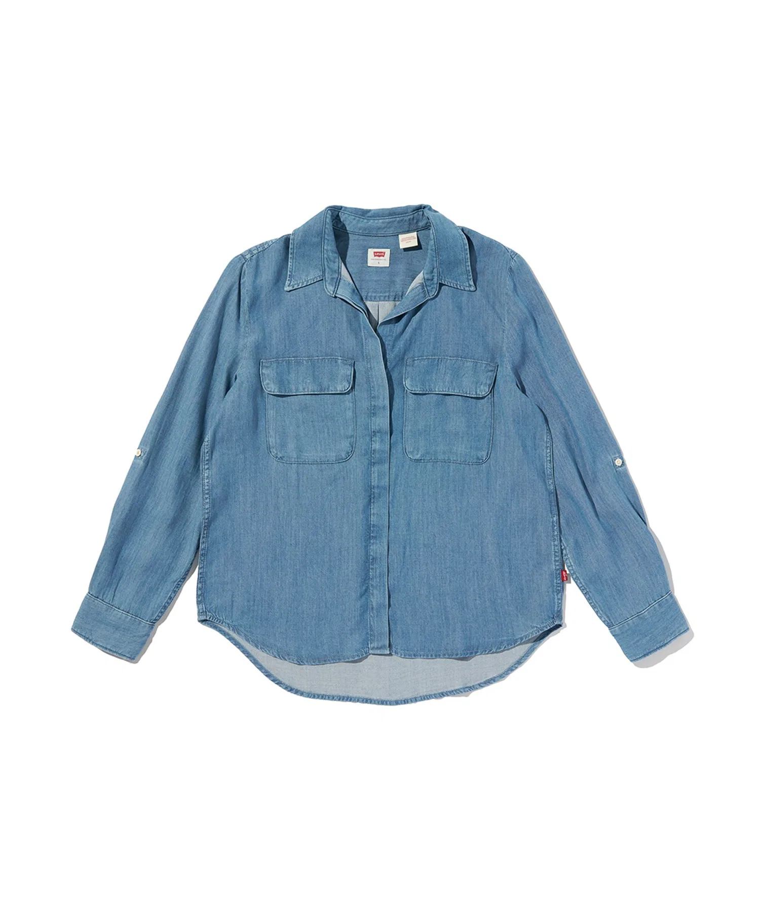 Женская рубашка Levi's Elain Utility синяя — фото 3