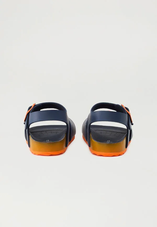 Сандалии для ходьбы ghita Geox, Navy/Orange — фото 3