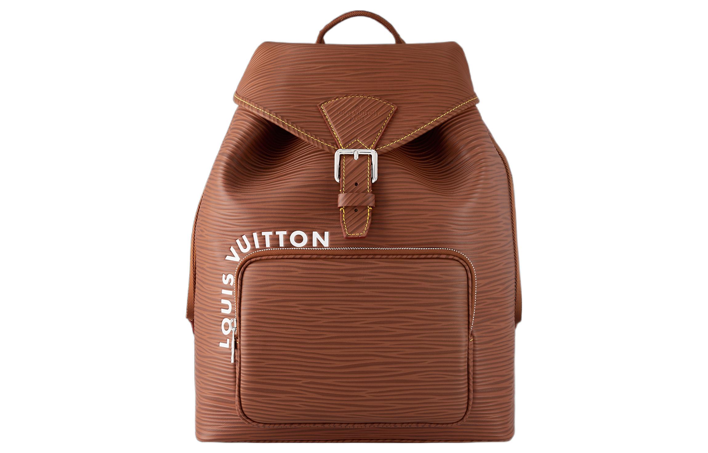 

LOUIS VUITTON Рюкзак мужской из телячьей кожи коричневый