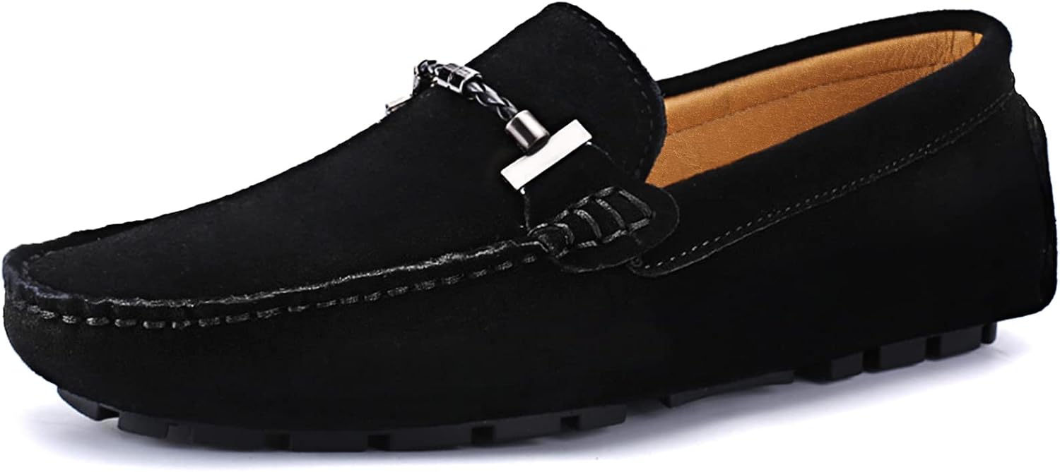

Мужские лоферы DCZTELG Penny, повседневные слипоны, мокасины для торжеств, комфортные ботинки и прогулок на лодке, черный