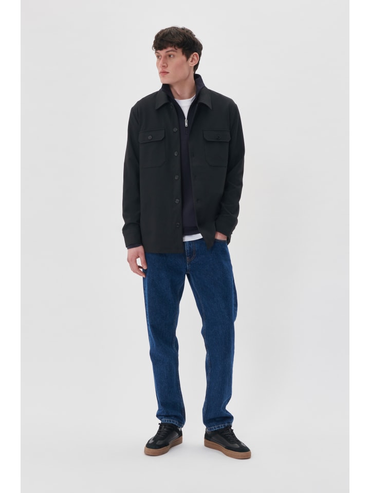 

Matinique Рубашки прямого кроя Madamo черного цвета