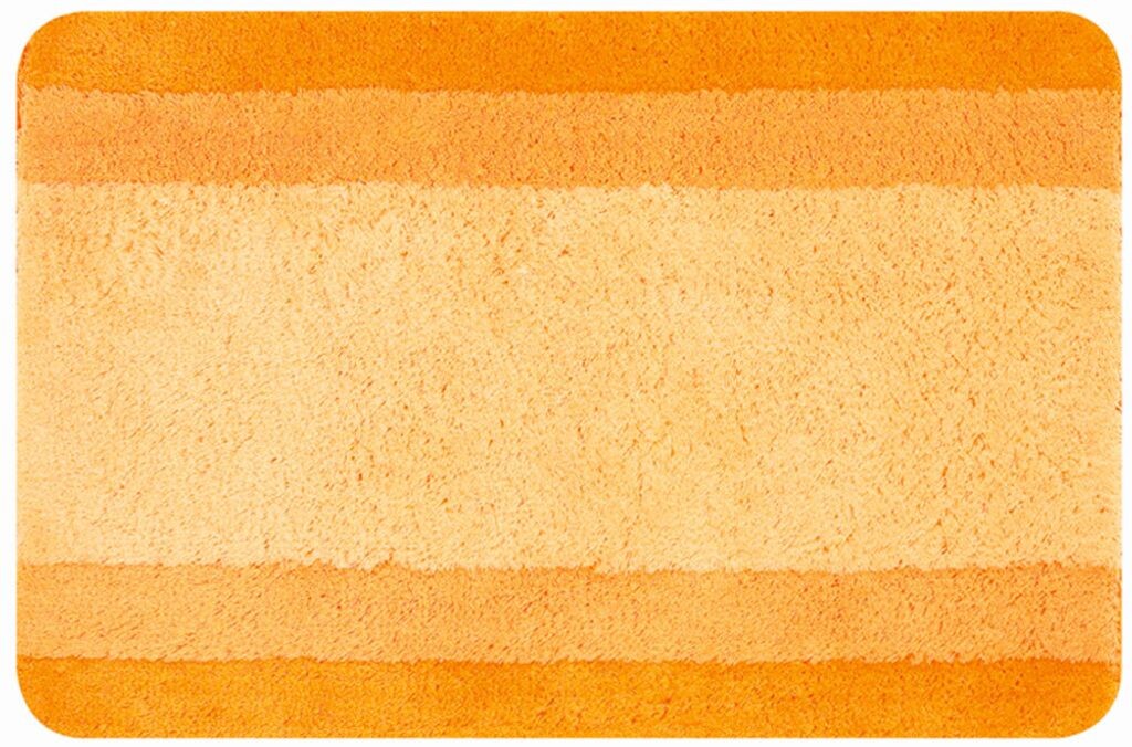

Коврик для ванной в виде спиреллы | уютная глубокая ворсовая | Нескользящий коврик для ванной | много размеров | можно стирать при 40° | 90х60см | Апельсин Spirella, оранжевый