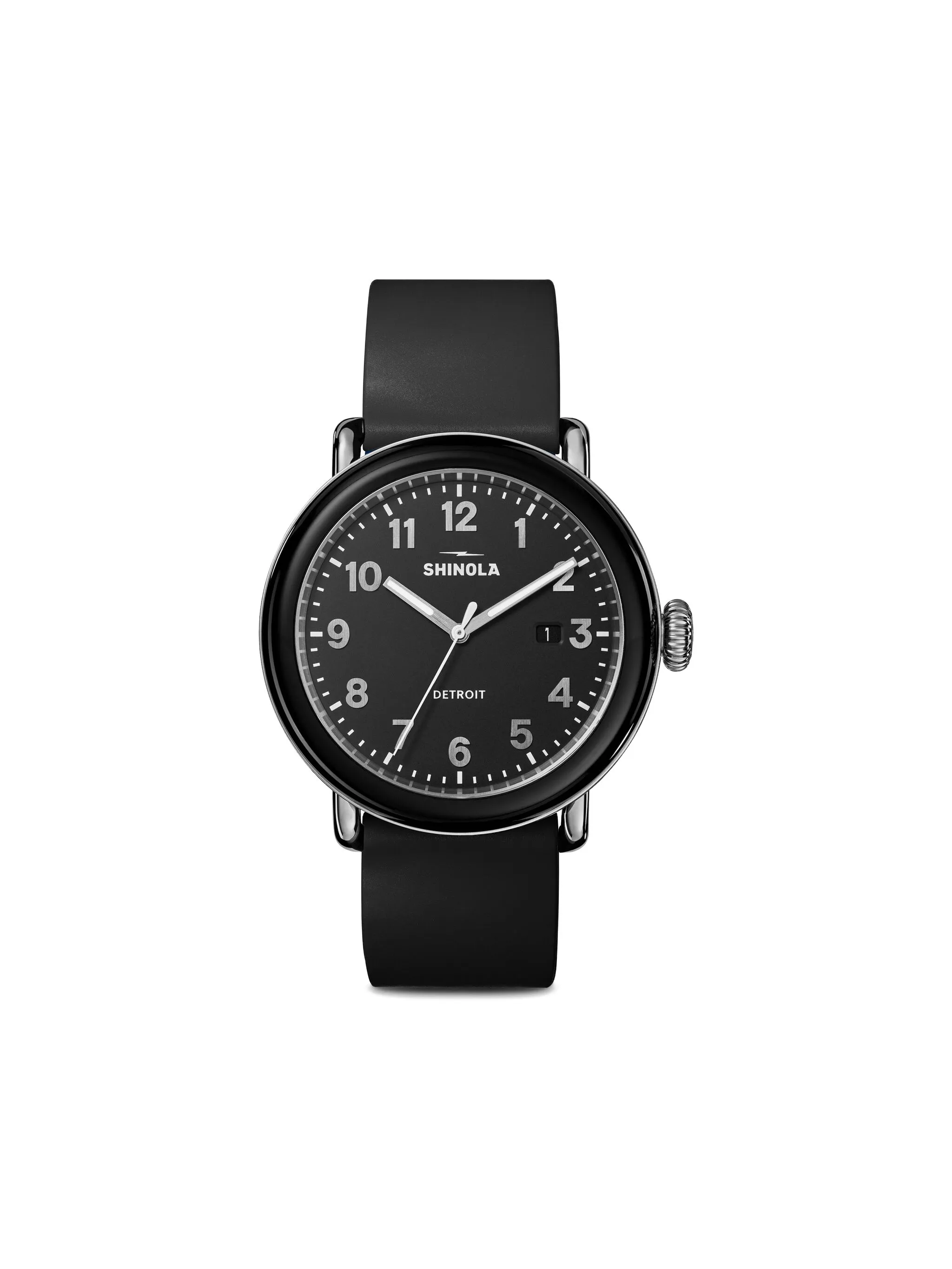 

Наручные часы Detrola 40 мм Shinola, черный