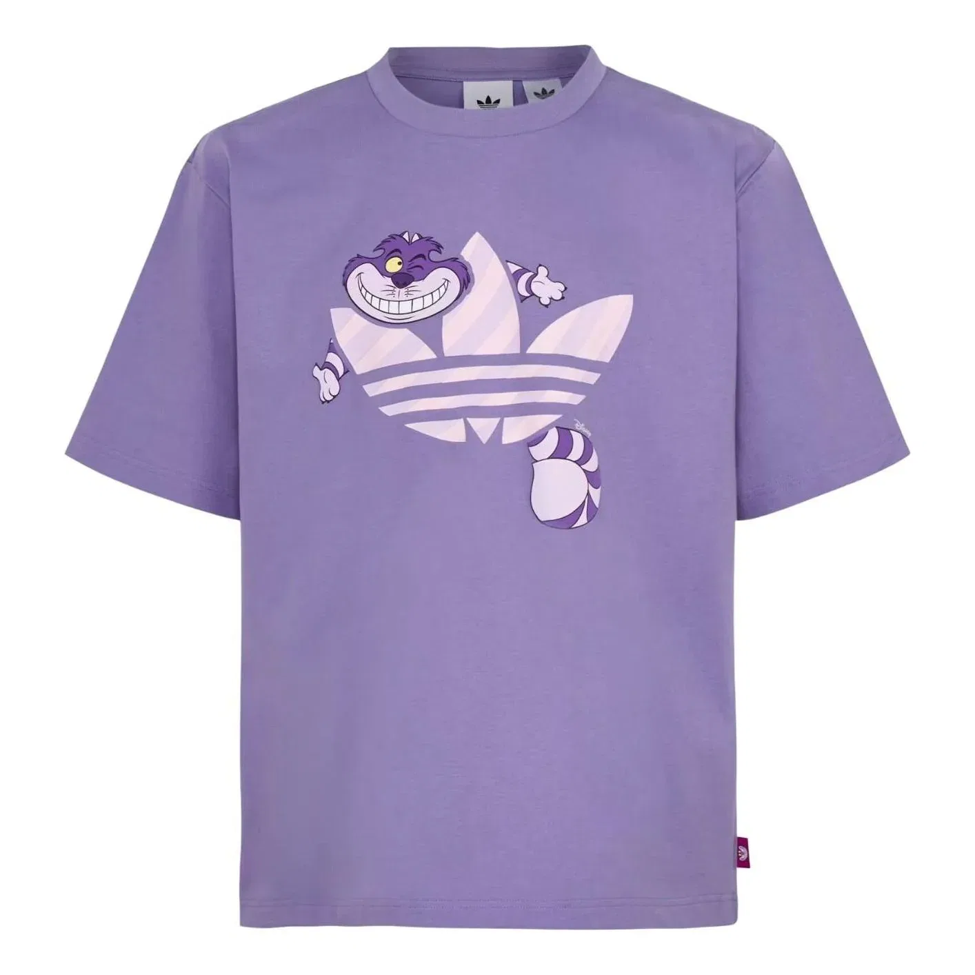 Футболка Adidas Disney U, цвет «Чеширский кот: Волшебный сиреневый», KY8306