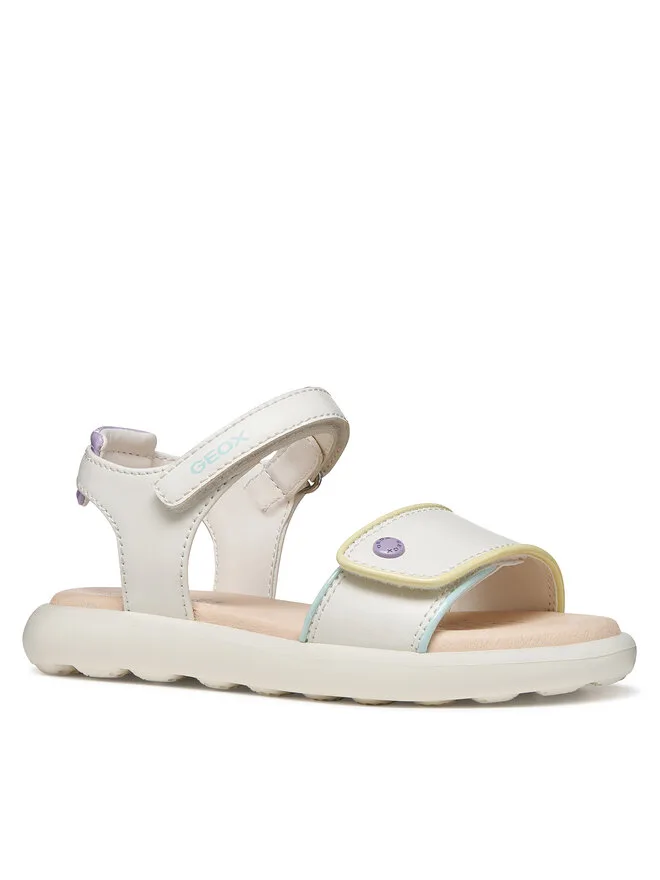Geox Сандалии J Sandal Puffypop Gi J65MSC 05402 C0653 D белые — фото 2