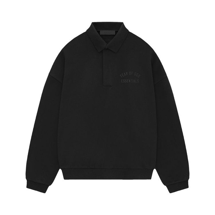 

Поло Fear of God Essentials Fleece Polo, Black