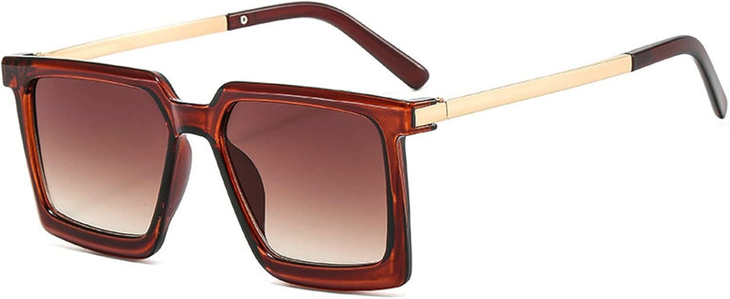 

Винтажные квадратные солнцезащитные очки COTIA, модные очки в крупной оправе с леопардовым принтом, панк-ретро, ​​для мужчин и женщин, с защитой от УФ-излучения UV400, для вечеринок, Tea