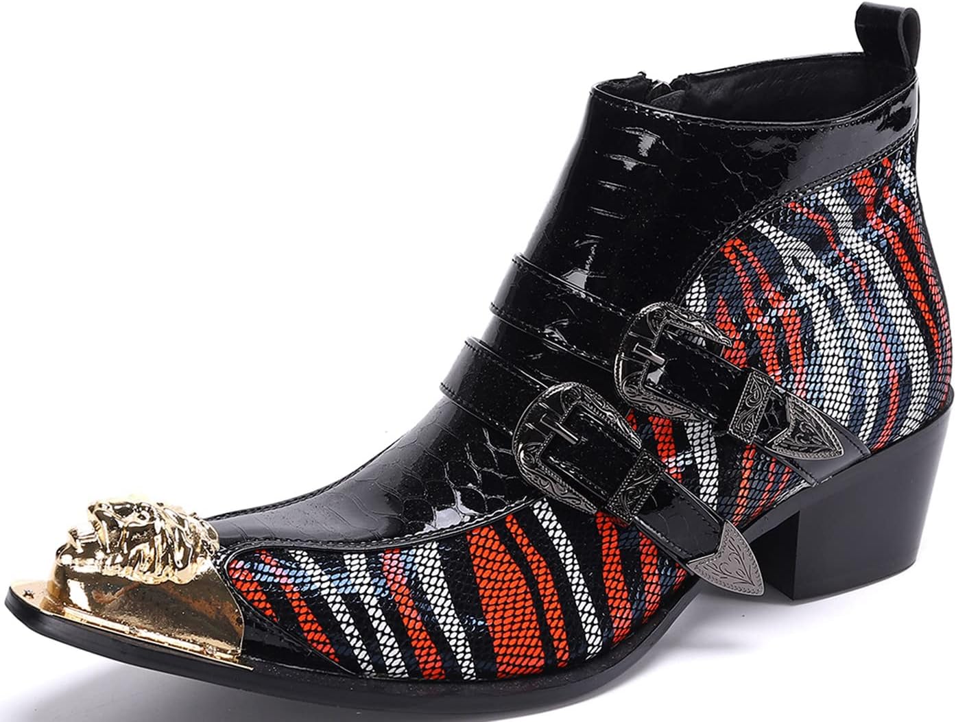 

Мужские ботинки Chelsea Santimon, нарядные, повседневные, для вечеринки, вестерн, черный