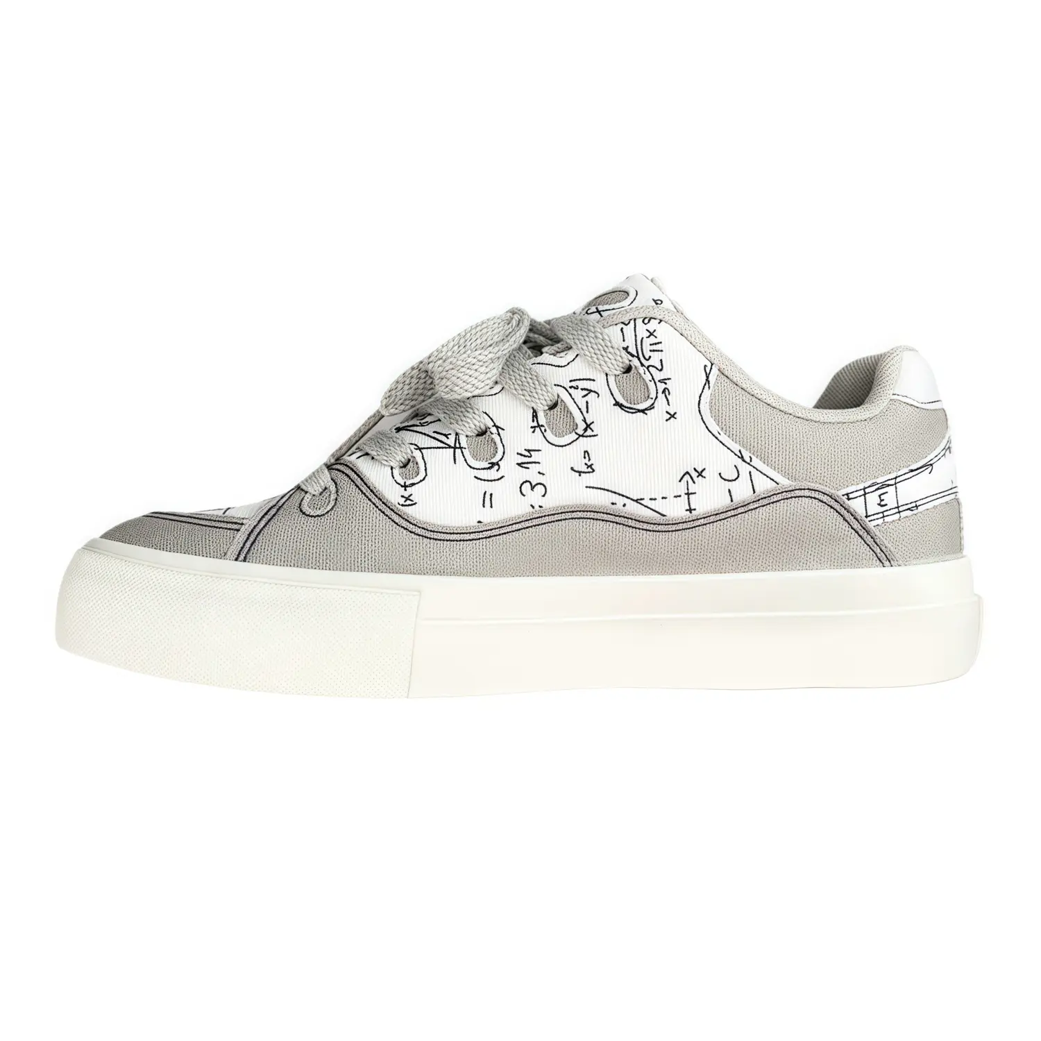 

Fawn Miri Мужские лоу-топ скейтборд кроссовки серые, цвет Gray