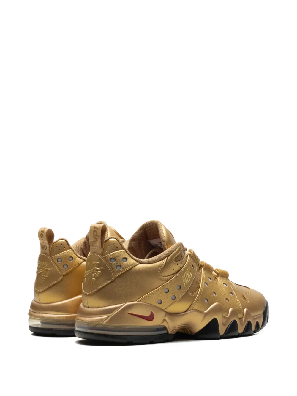Перфорированные кроссовки X Supreme Air Max 2 CB '94 Nike, золото — фото 3