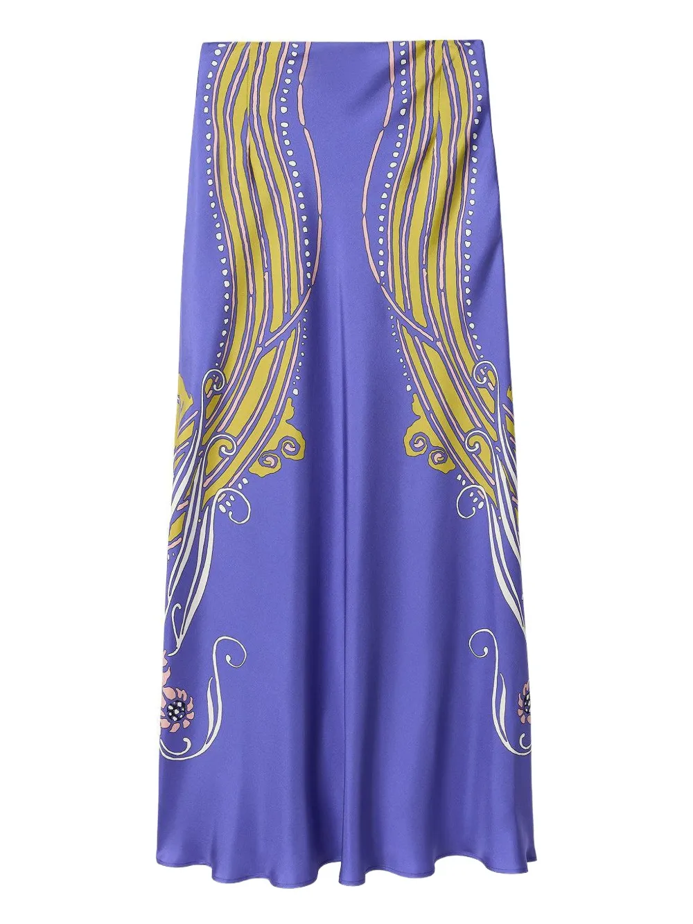 

Юбка макси с цветочным принтом La Doublej, фиолетовый