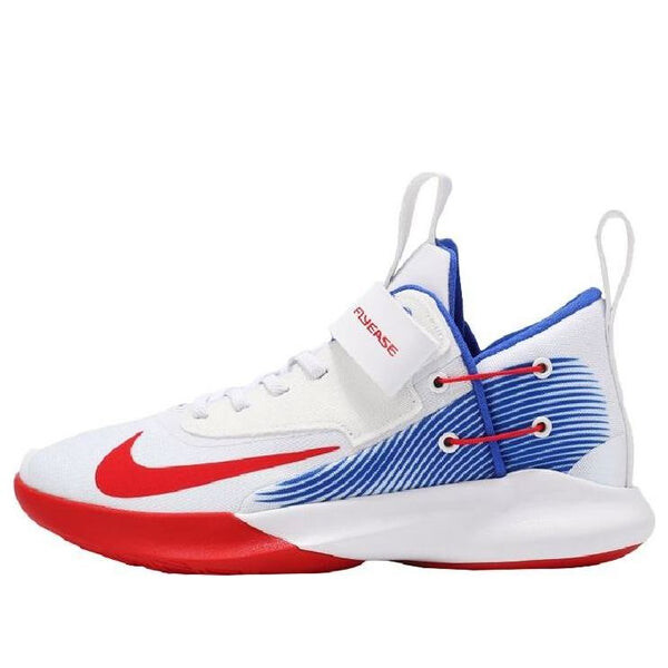 

Кроссовки precision 4flyease white, red/blue domestic edition Nike, красный