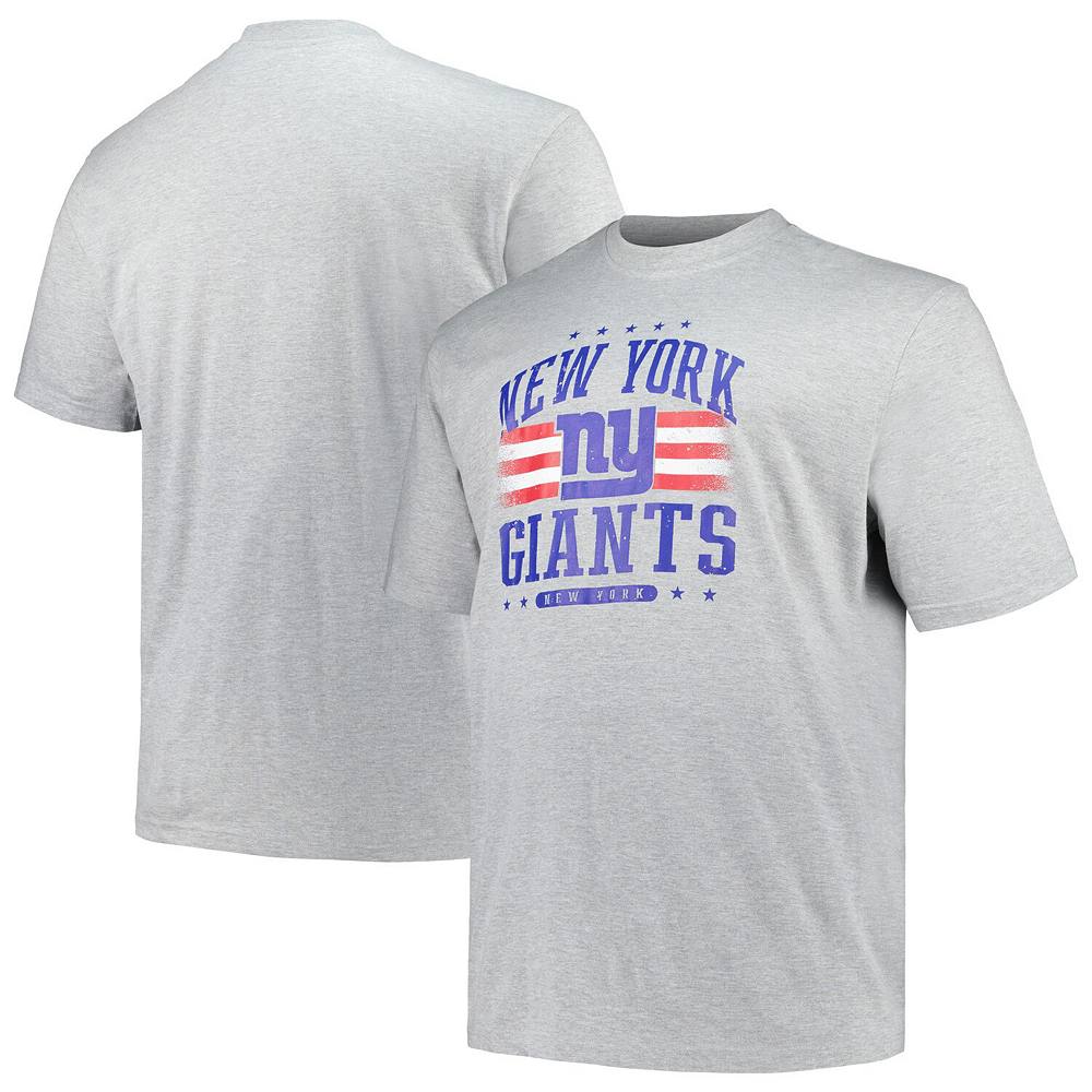 

Мужская темно-синяя футболка Fanatics New York Giants Big & Tall Americana Fanatics Brands - White Label, цвет Gia Navy