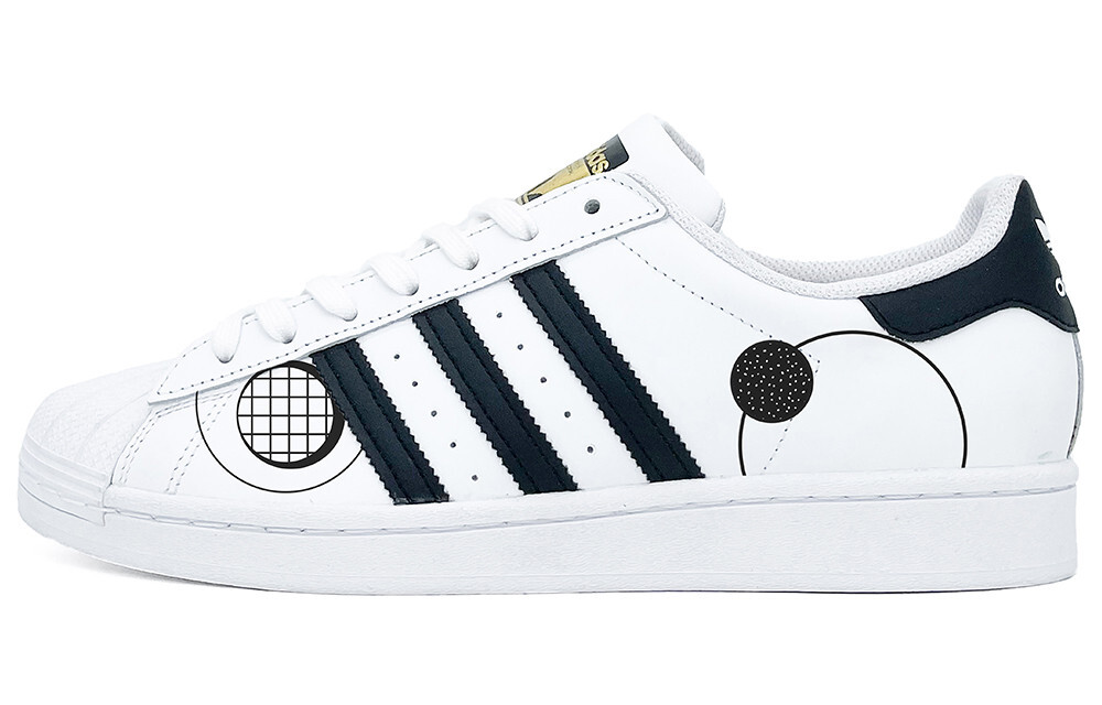 

Кроссовки adidas originals Superstar Series Skateboarding Shoes Unisex Low-top Black, черный