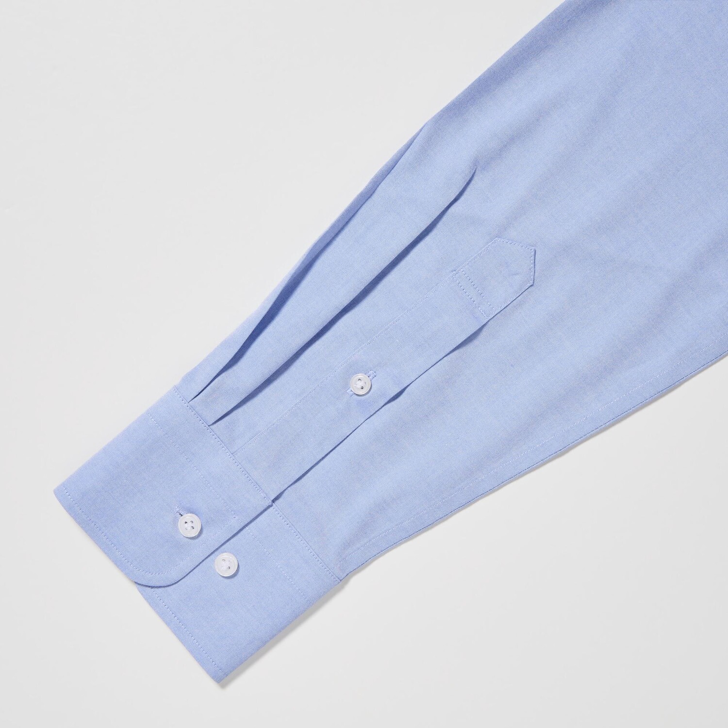 Рубашка UNIQLO Non-iron приталенного кроя с воротником L, белый — фото 4