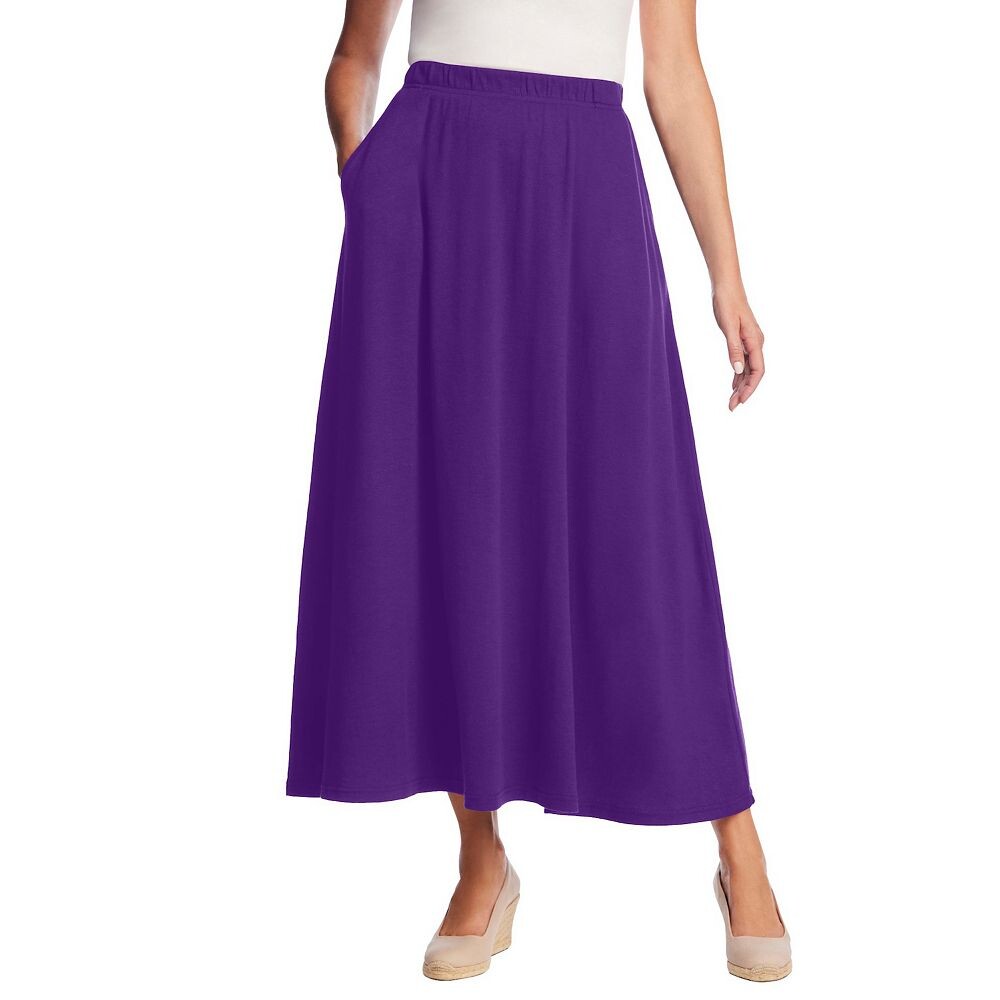 

Женщина в женской 7-дневной макси-юбке больших размеров Woman Within, цвет Radiant Purple
