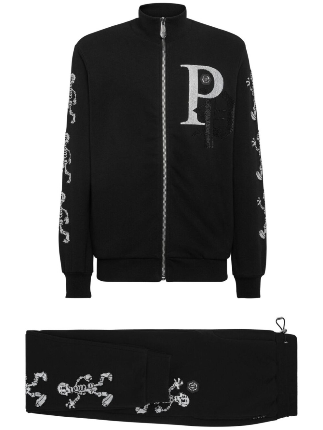 

Philipp Plein спортивный костюм из джерси с принтом, черный