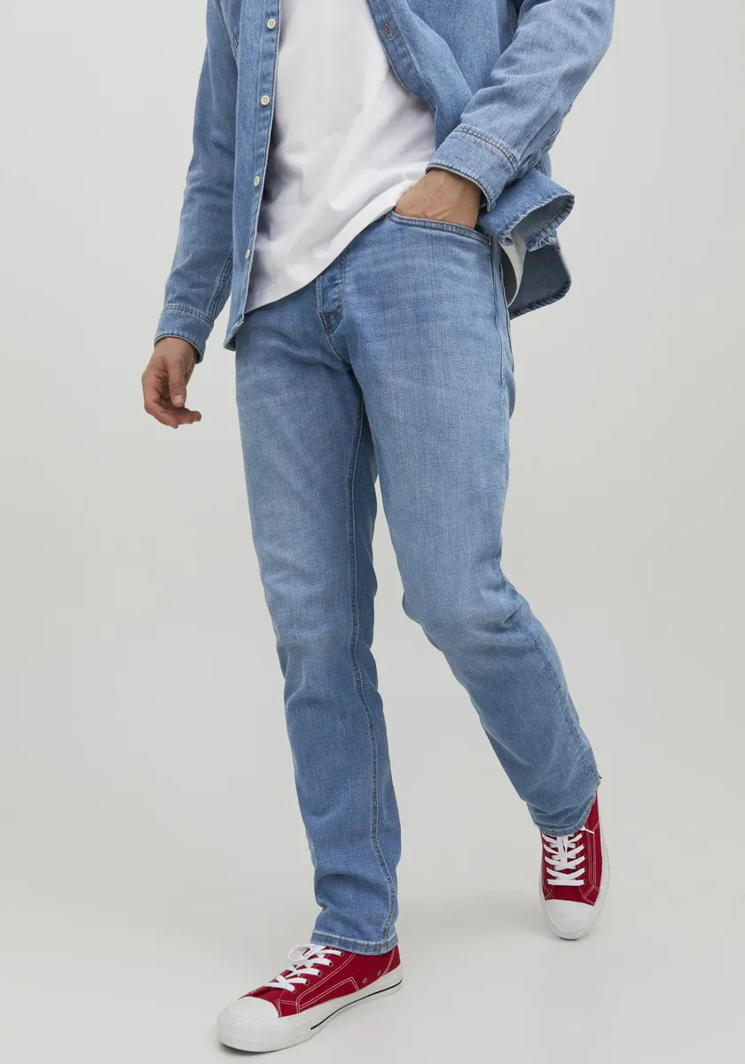 

Джинсы узкого кроя Jack & Jones "JJITIM JJORIGINAL AM 783", синий