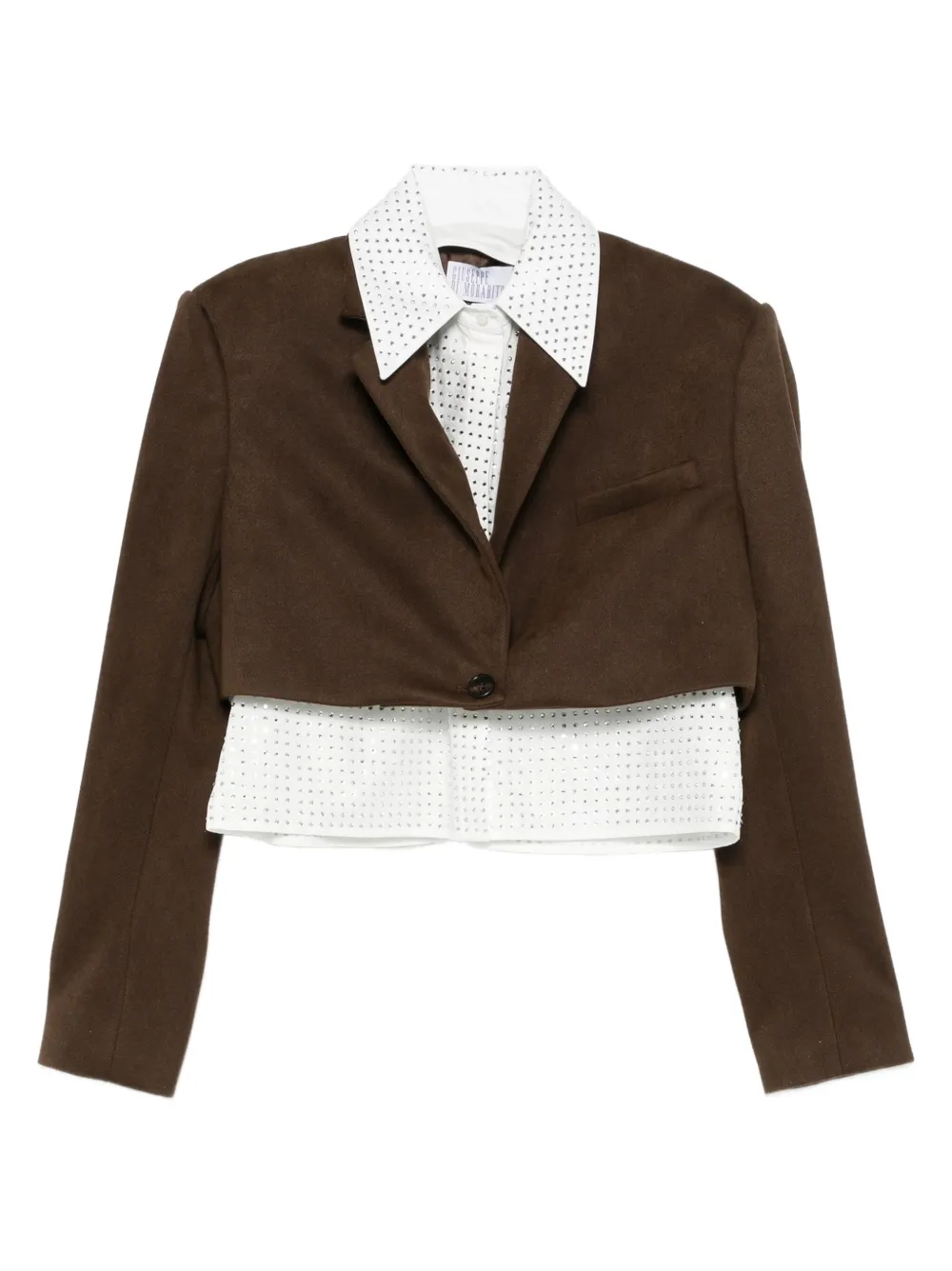 

Укороченный жакет Giuseppe Di Morabito, коричневый