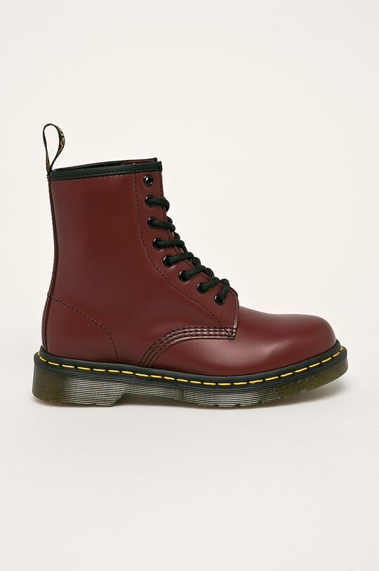 Ботинки кожаные Dr. Martens 1460, бордовый