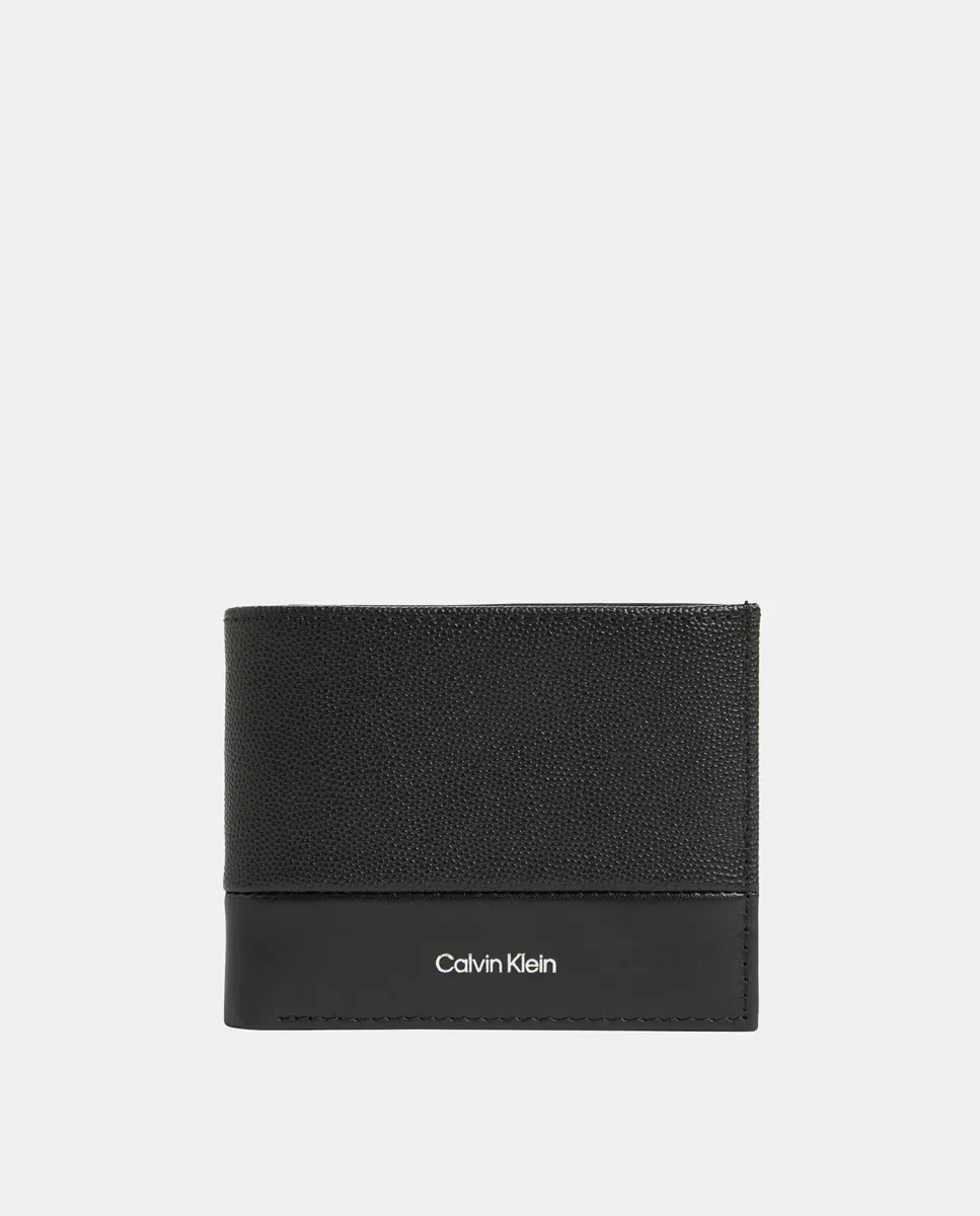 

Женский кошелек Calvin Klein с двумя отделениями, черный