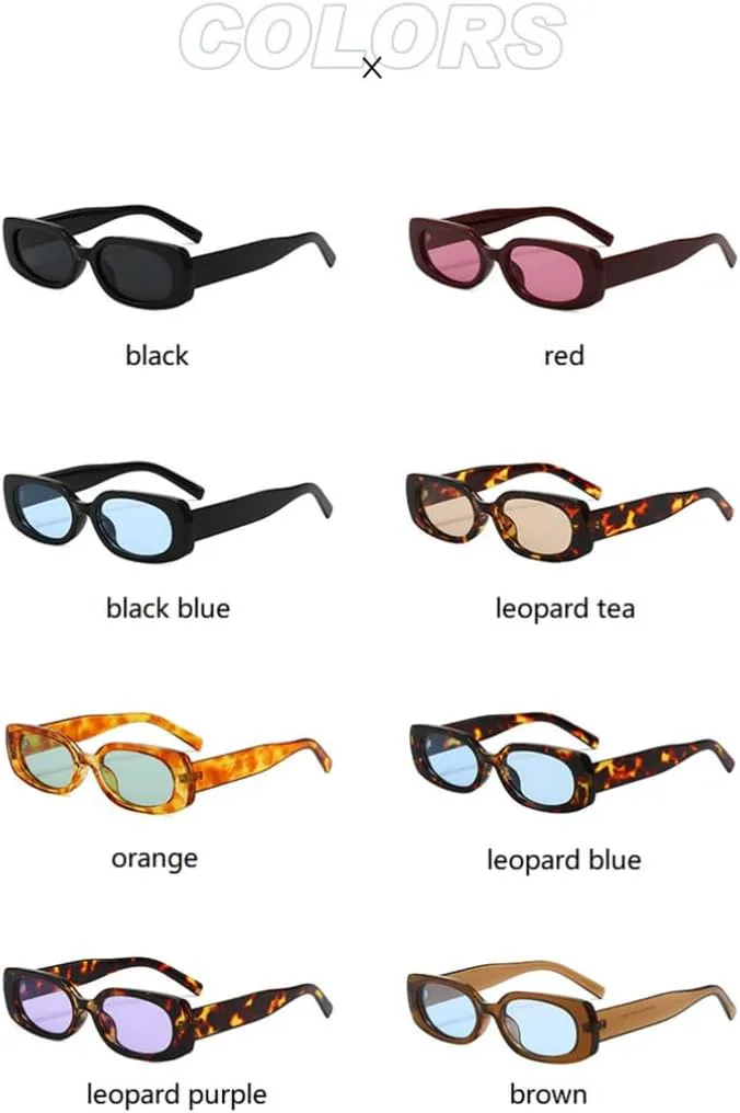 

Модные маленькие солнцезащитные очки для женщин в стиле ретро, ​​цветные, с защитой от УФ-излучения UV400, для мужчин в стиле панк, с леопардовым принтом SZVVBKK, Red